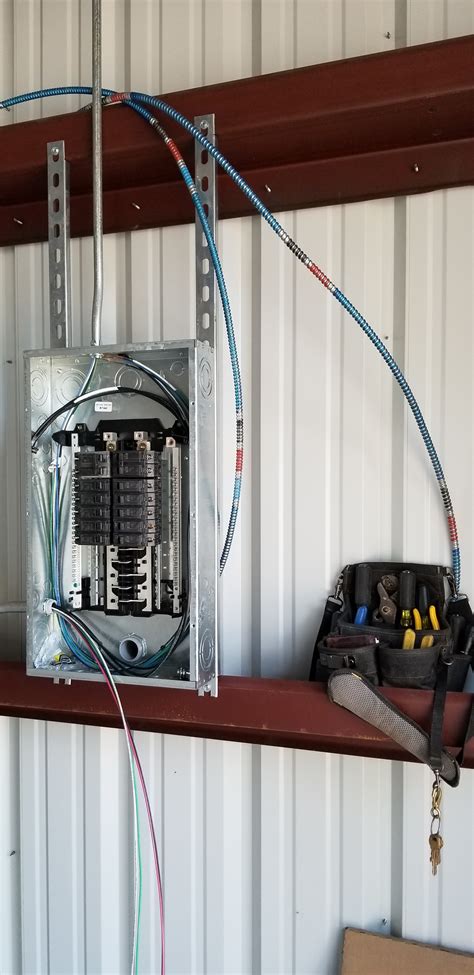 mounting breaker box in metal building|mounting electrical panels in metal buildings.